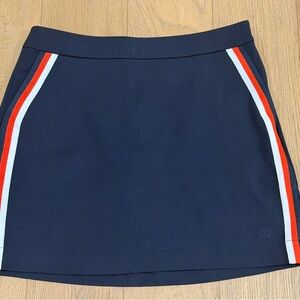 G/FORE Navy Skirt with Red and White Accents